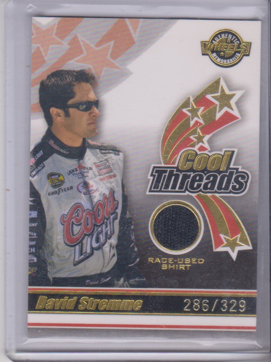 2006 Wheels American Thunder David Stremme Cool Threads race used Shirt 286/329