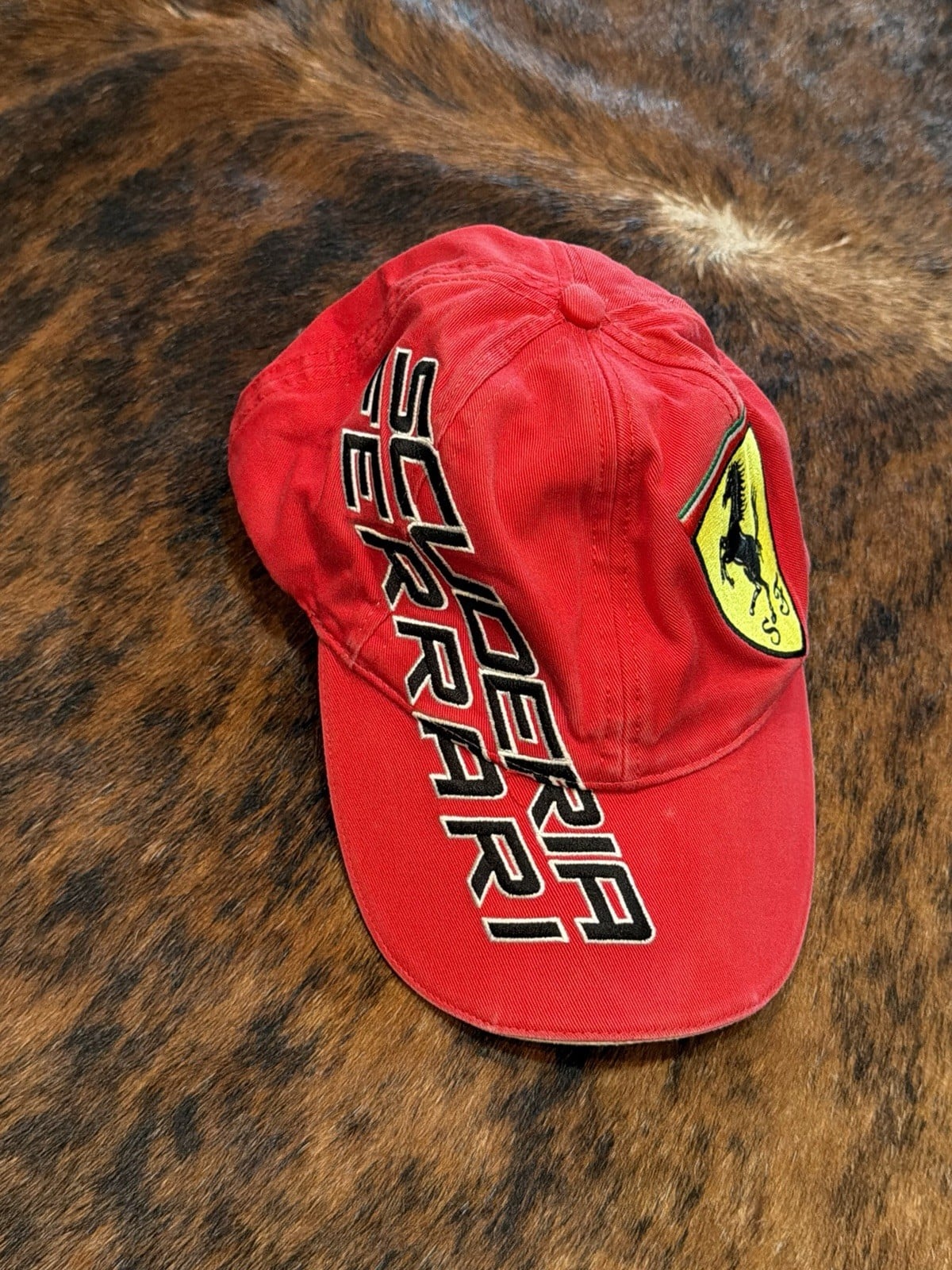 Vintage Ferrari Scudaria Cap F1 Racing Hat Official Product One Size Embroidered