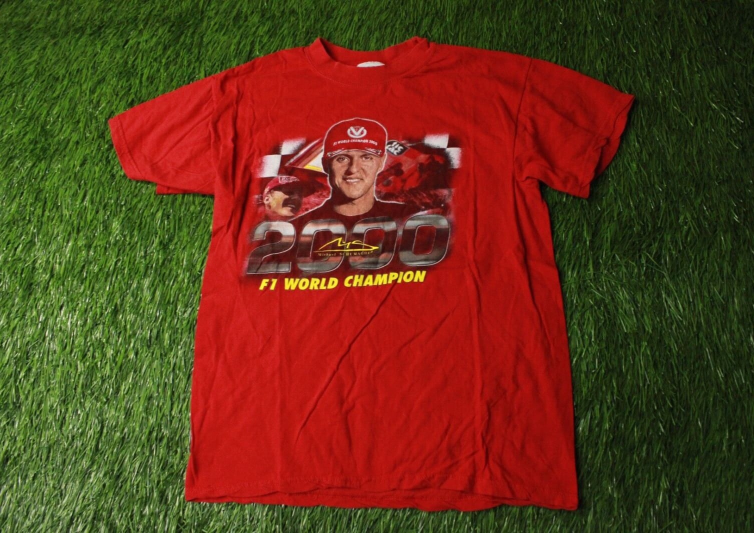 SCUDERIA FERRARI MICHAEL SCHUMACHER F1 2000 RACING JERSEY OFFICIAL PRODUCT M