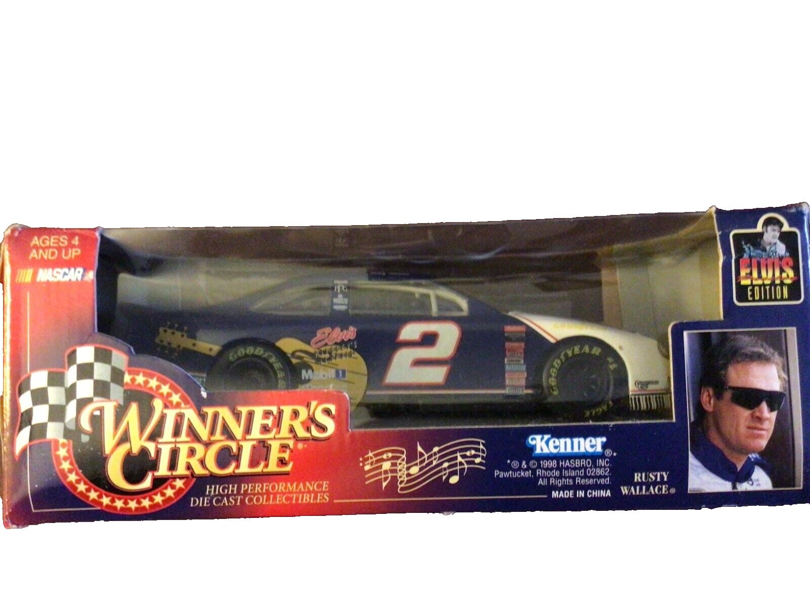 1998 Winners Circle Elvis Edition Rusty Wallace #2 NASCAR 1:24 diecast, NIB