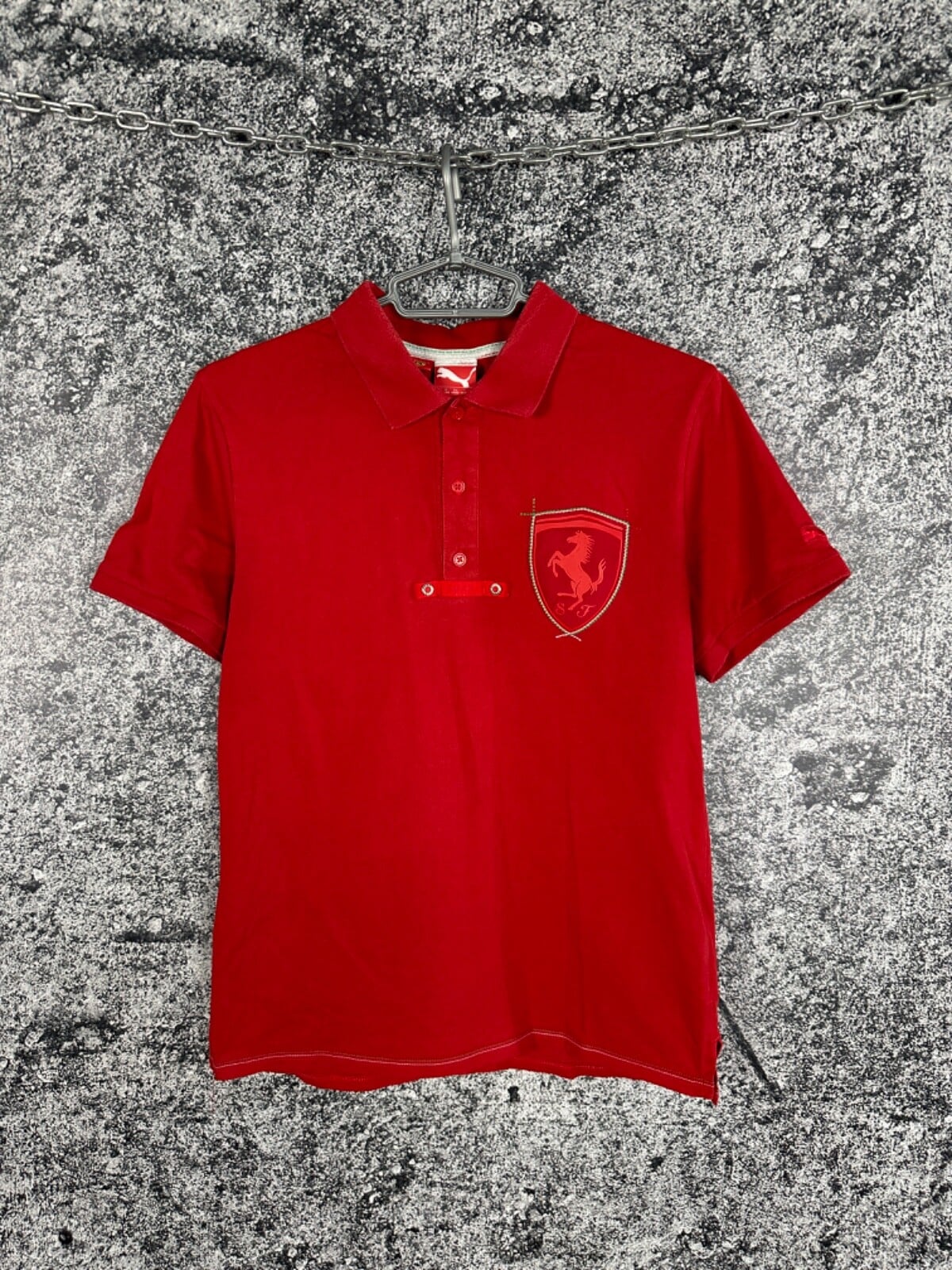 Menโs Puma Ferrari Racing Polo Shirt F1 Official Product Size S Small