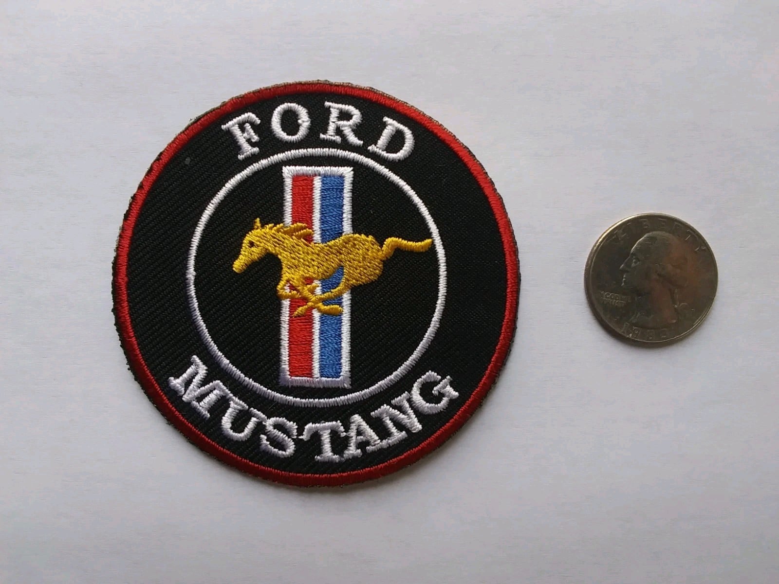 FORD MUSTANG NASCAR RACING JACKET HOODIE SHIRT IRON ON PATCH
