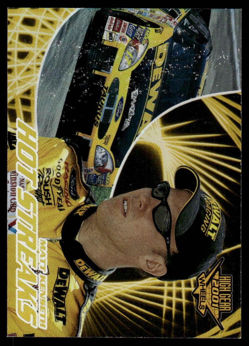 Matt Kenseth 2001 Wheels High Gear #HS 7 NASCAR READ FREE SHIPPING AutographDen