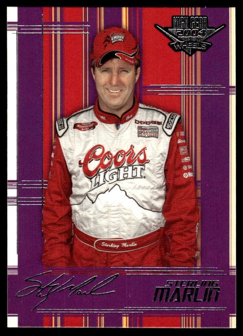 Sterling Marlin 2004 Wheels High Gear #15 NASCAR READ FREE SHIPPING AutographDen