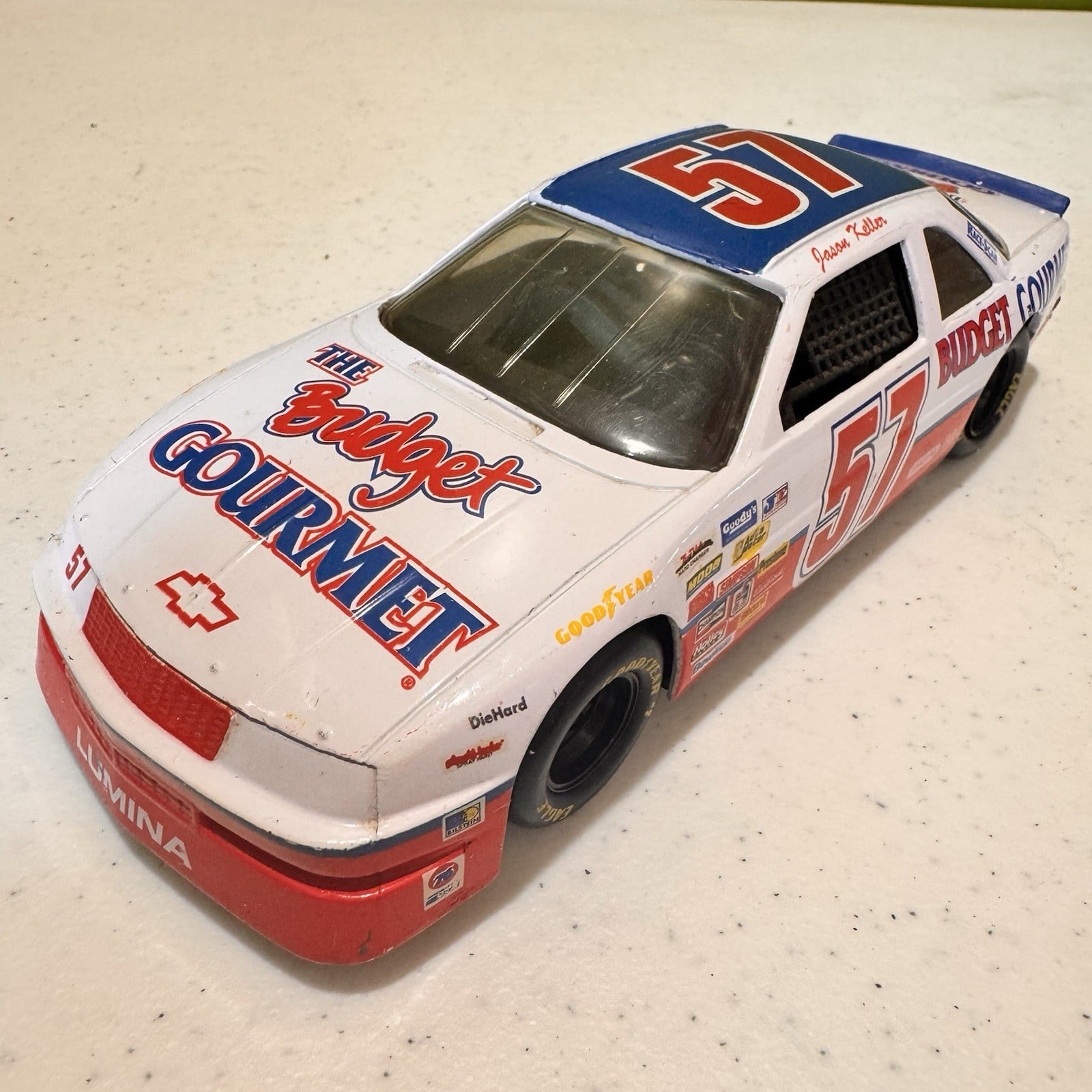 Nascar #57 The Budget Gourmet 1995 Preview Edition Die-Cast Car 1:24 Scale Vtg