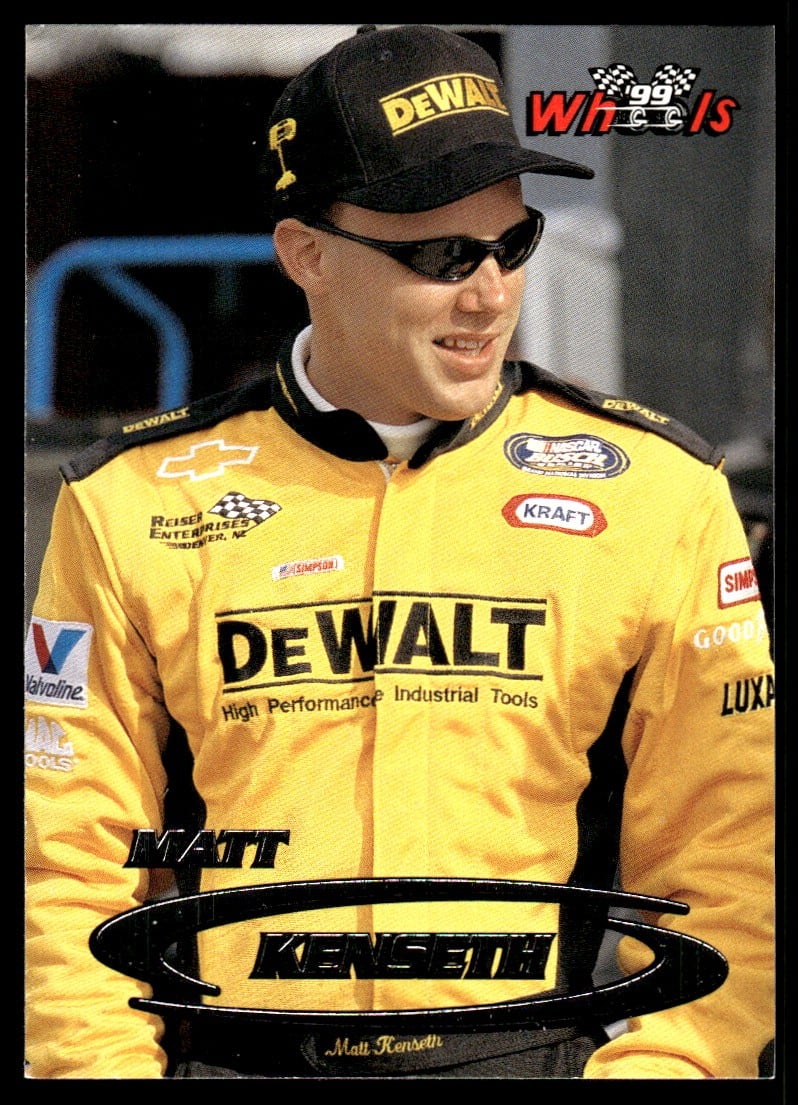 Matt Kenseth 1999 Wheels #46 NASCAR READ FREE SHIPPING AutographDen