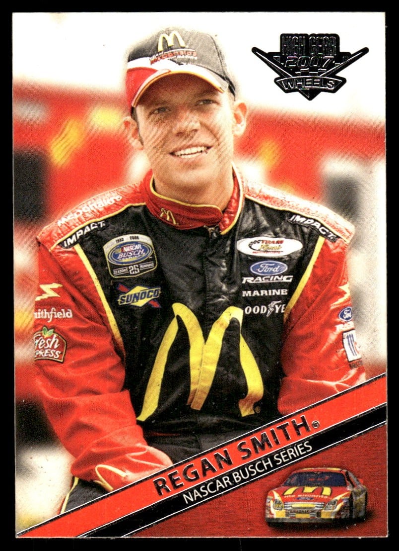 Regan Smith 2007 Wheels High Gear #38 NASCAR READ FREE SHIPPING AutographDen