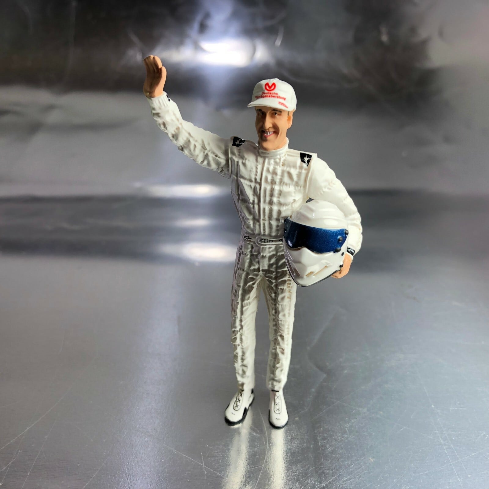 1/18 scale Michael Schumacher Figure for Hotwheels F1 Finshed product STIG