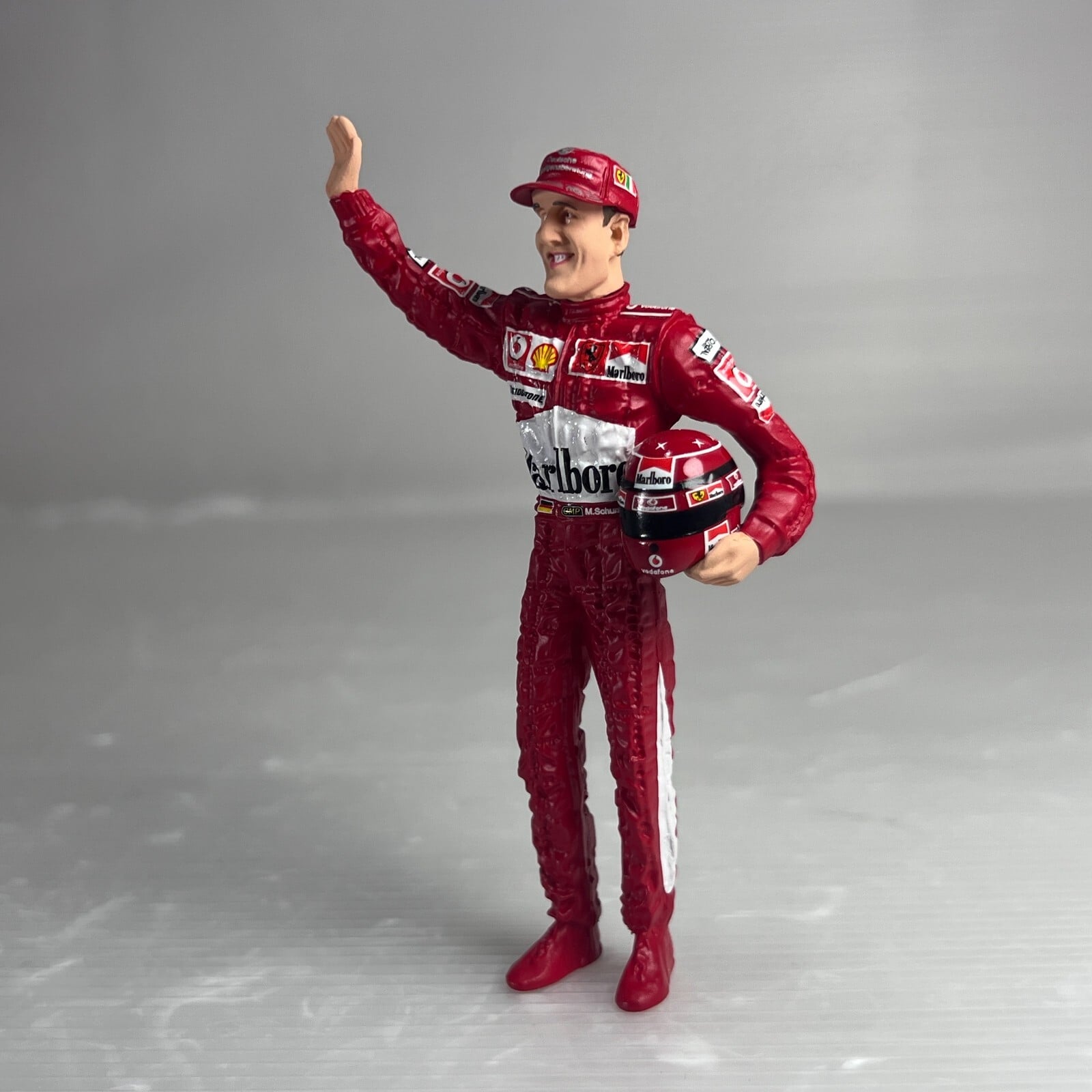 1/18 scale Michael Schumacher Figure for Hotwheels F1 Finshed product Ferrari