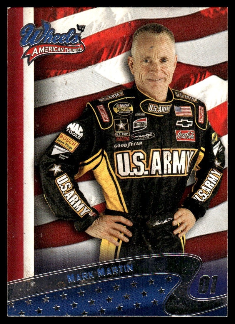 Mark Martin 2007 Wheels American Thunder #19 NASCAR READ FREE SHIP AutographDen