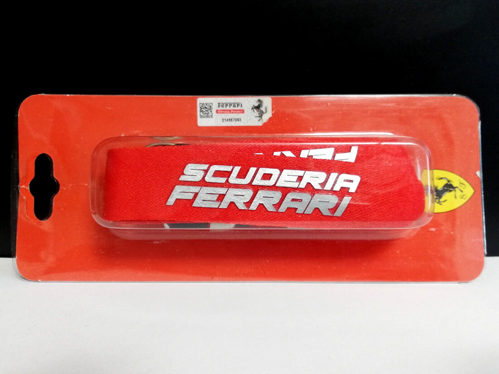 Scuderia Ferrari F1 Neck Strap. Santander Lanyard Red. Official product