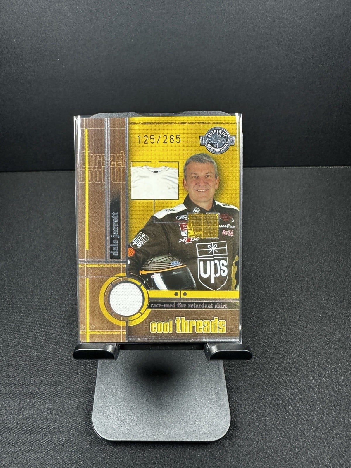 2003 Wheels American Thunder Dale Jarrett #CT7 Cool Threads /285 Race Used Shirt