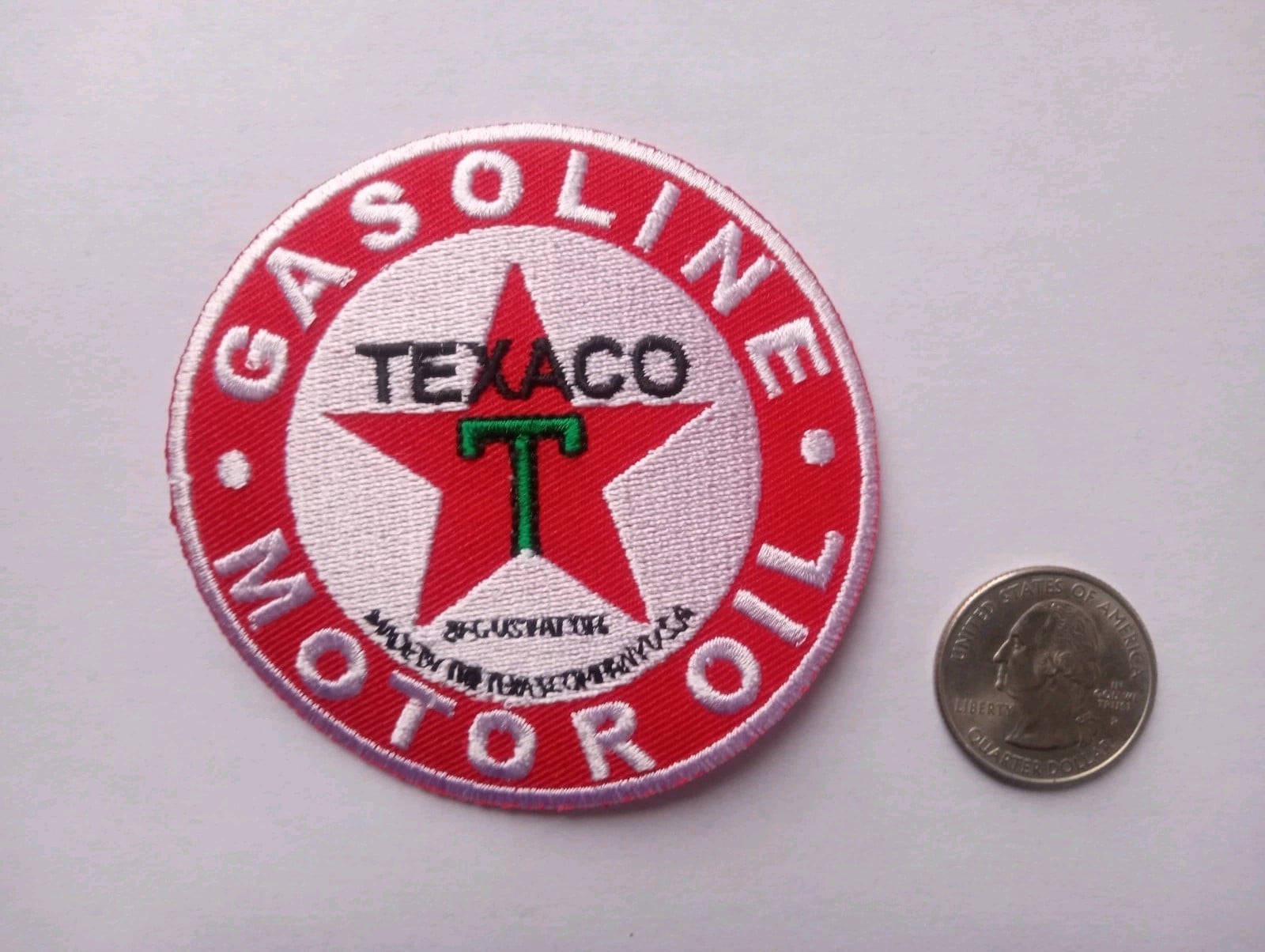 TEXACO OIL GAS DODGE CHEVY FORD NASCAR DRAG RACING JACKET HOODIE SHIRT PATCH