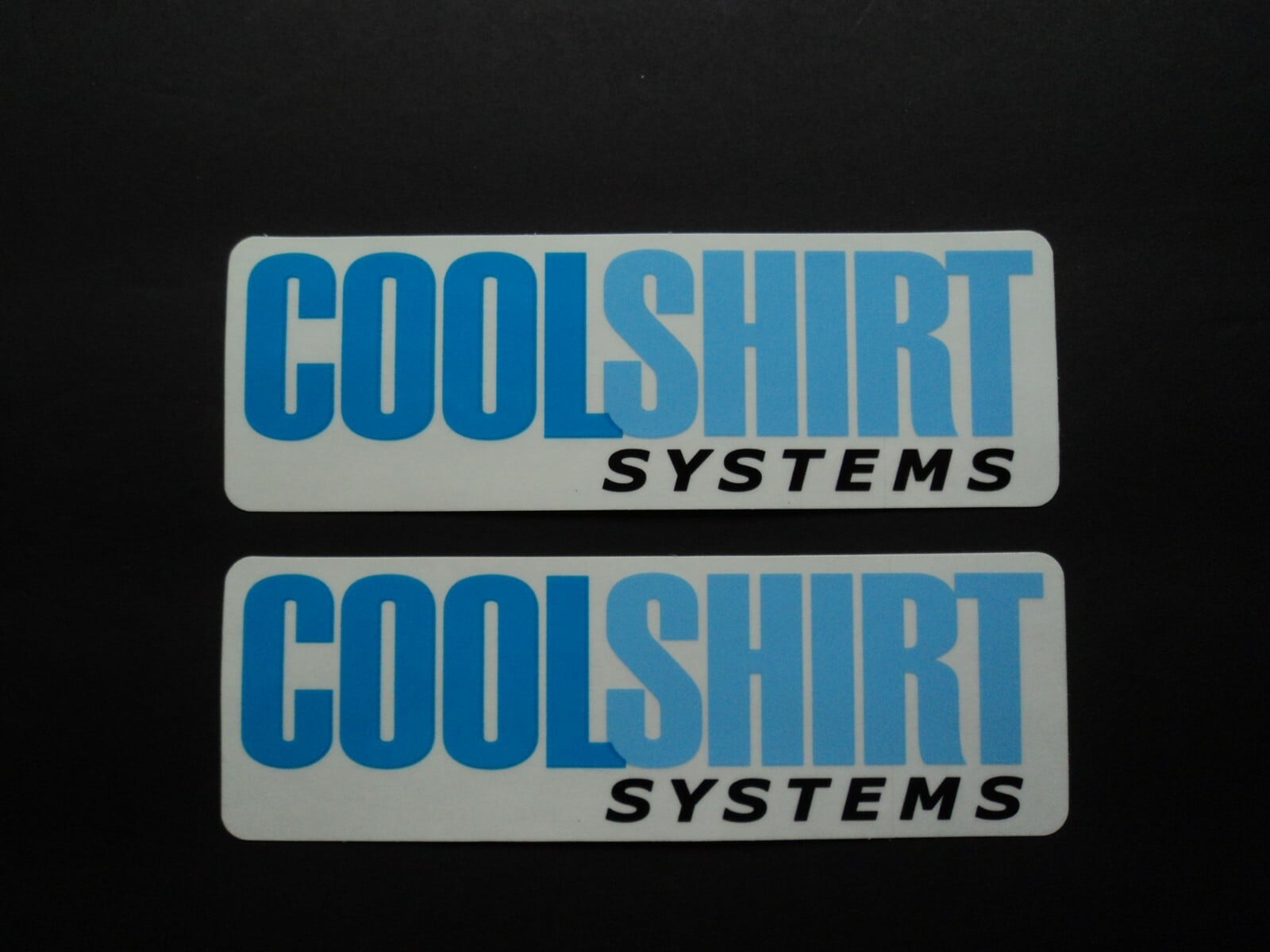 Lot Of 2 " COOL SHIRT SYSTEMS"Racing Decals Stickers NASCAR NHRA Hot Rod Parts